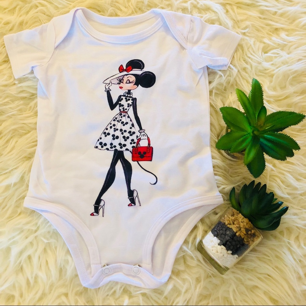 Vintage Minnie Mouse Onesie